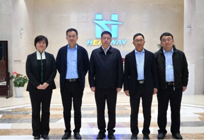 崂山区委书记张元升一行到兰科博弈RankBet走访调研